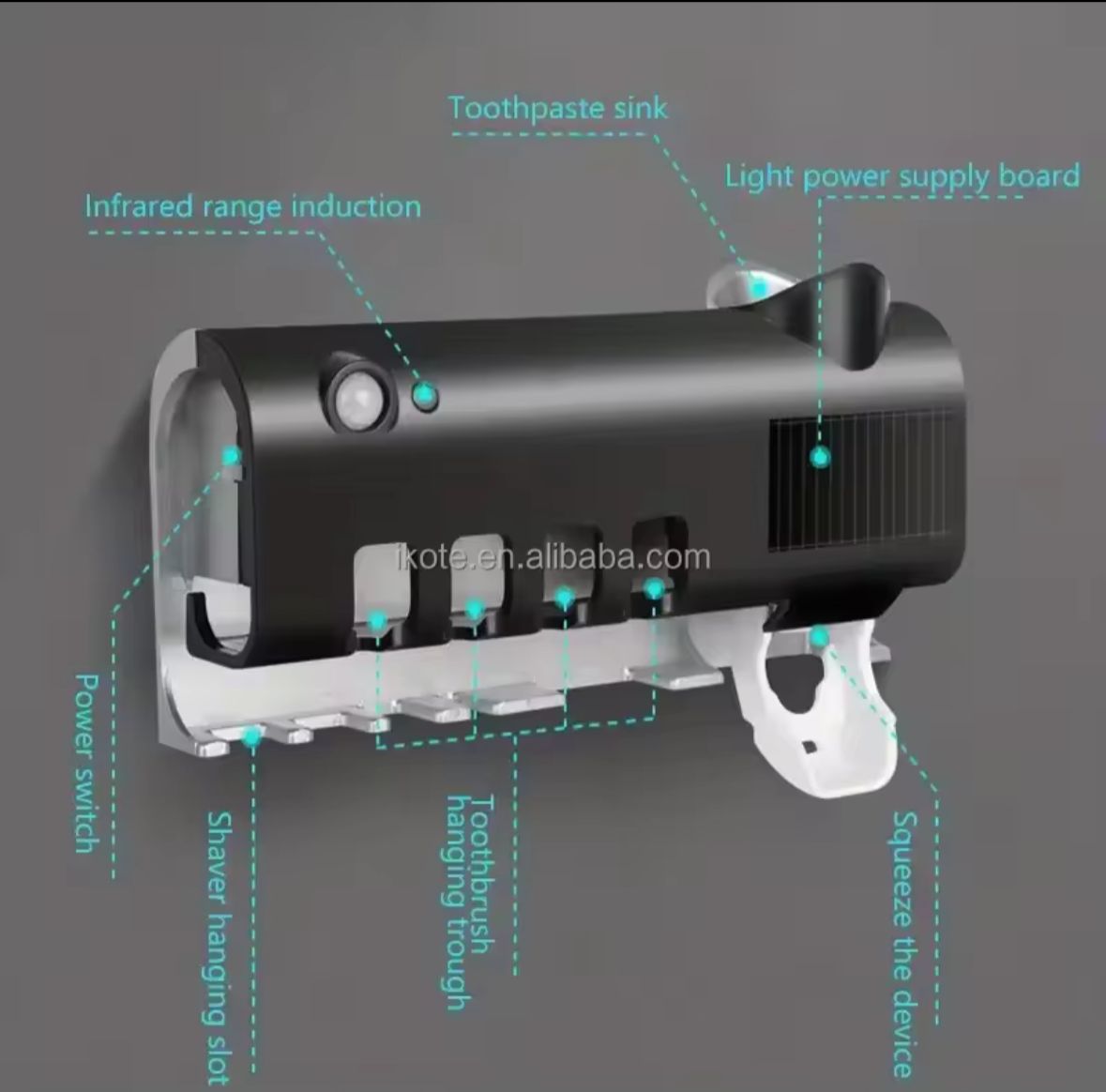DISPENSADOR DE CEPILLO D/DIENTE MAGNETIC
